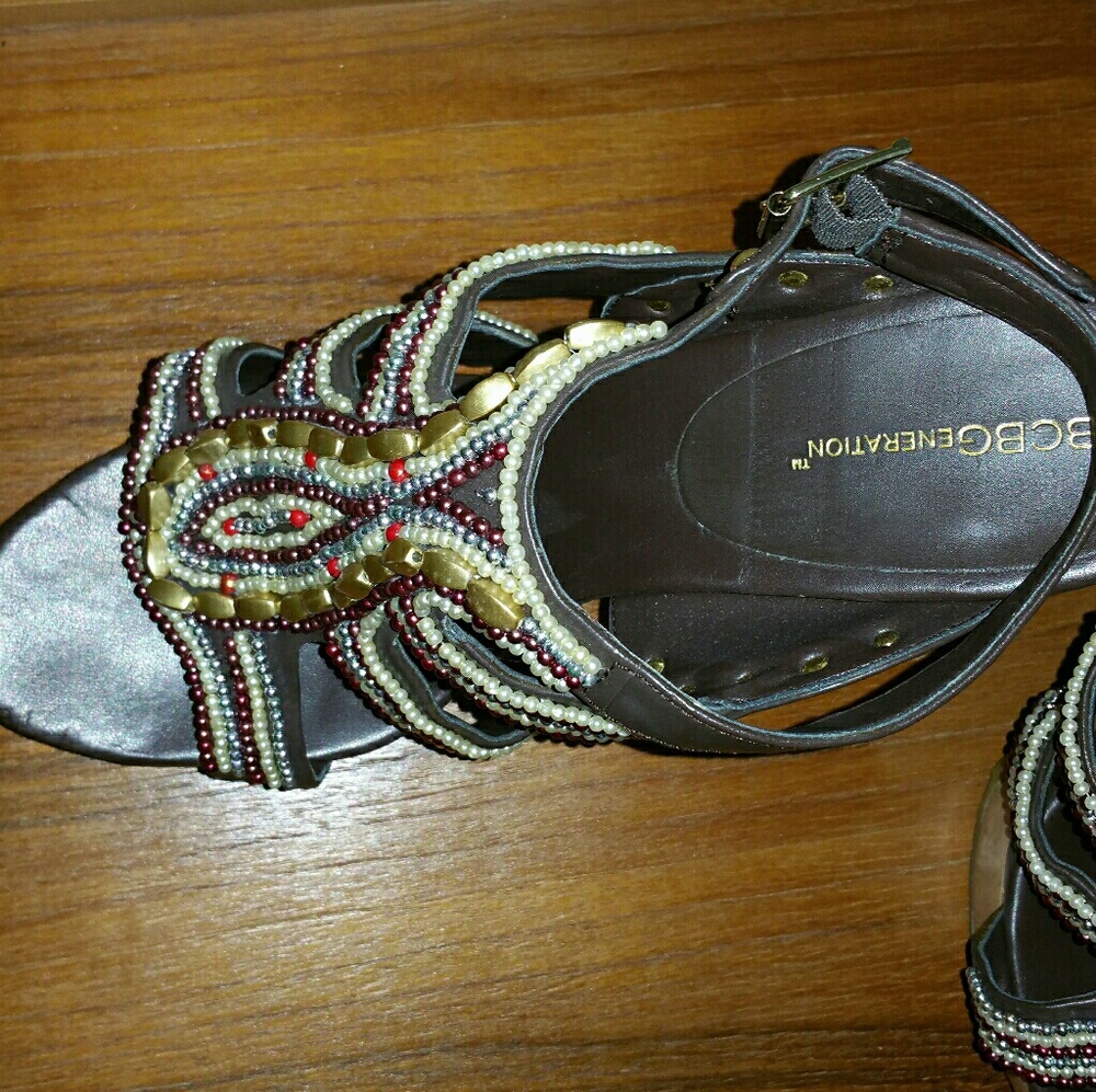 BCBG high heel sandals
